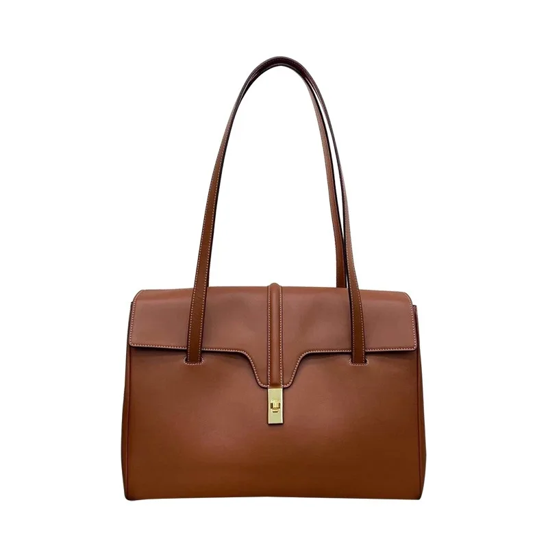 

2021 New Autumn / Winter Shoulder Bag Soft16 Bag Large Capacity Tote Bag Portable Armpit Bag Leather Commuter Bag