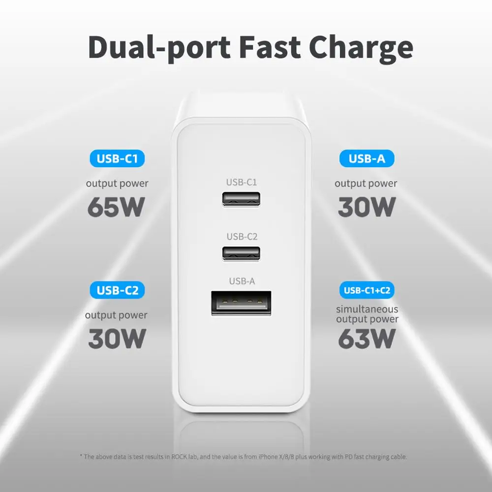 65w ган зарядное устройство pd 30 б