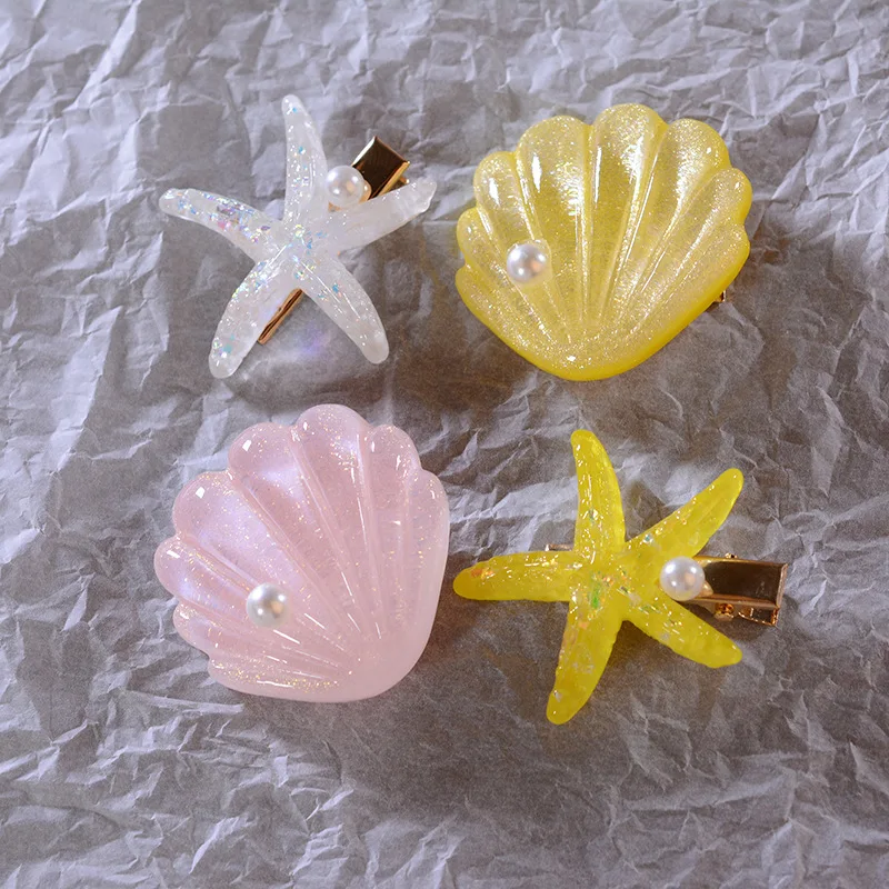 2 шт./компл. новые модные жемчужные Заколки милые акриловые заколки для волос в