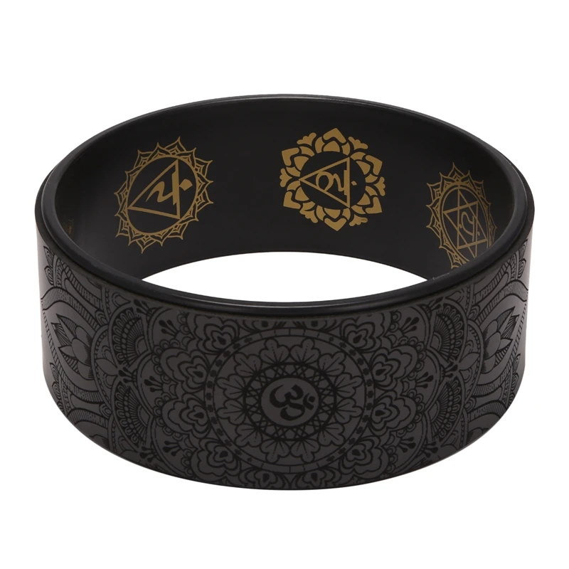 

Колесо для йоги, заднее колесо, ролик для йоги, пробковое колесо для йоги для растяжки, гибкая задняя часть, углубление, поза для йоги, задняя ...