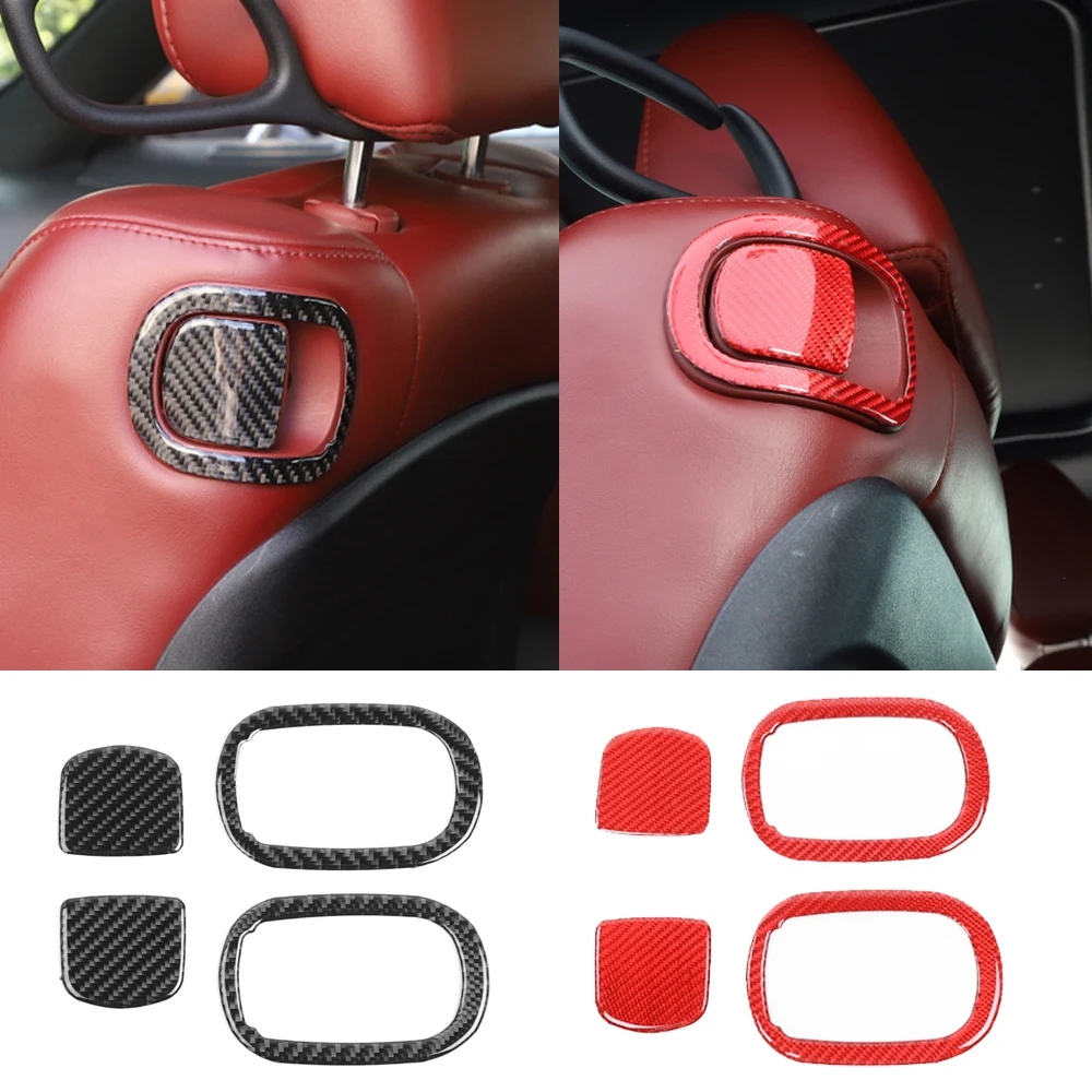 

Декоративная наклейка на переключатель сиденья из мягкого углеродного волокна, подходит для Dodge Challenger 2015-2020, аксессуары для салона автомоби...