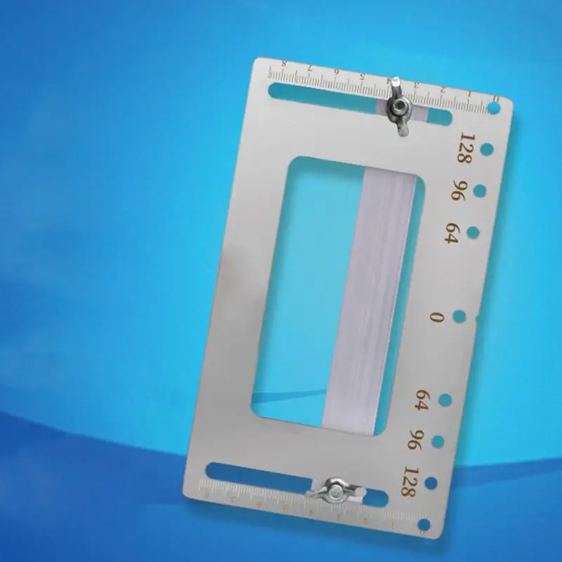 

Stainless Steel Door Furniture Handle Punch Locator Template Wood Drill Guiding Mulitifunction Woodworking Accessories C7AC