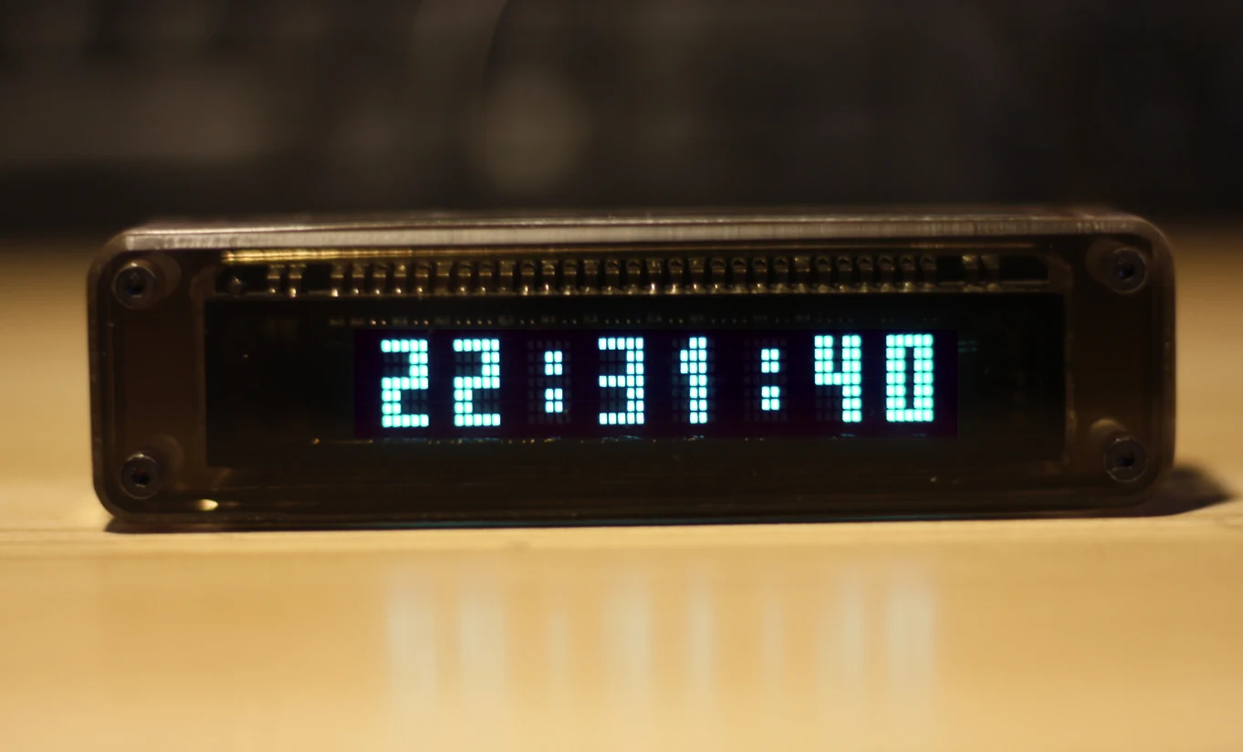 

VFD8 Mini Car/Home VFD Clock Fluorescent Tube Clock