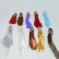 kumik 16 scale female figure accessory hair cover wig doll accessories long straight model for 12 head