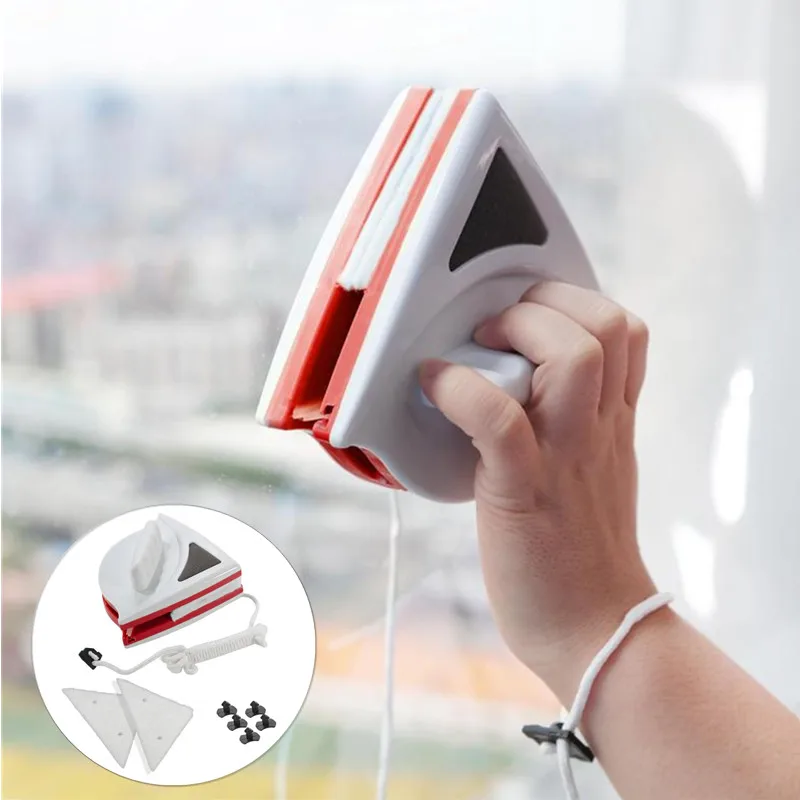 Двухслойная прочная Магнитная Щетка для автомобиля посуда мытья окон планер