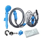 Портативная автомобильная мойка 12 В DC, автомобильный душ, электрический насос высокого давления, Открытый Отдых, туризм, Солнечный Душ, сумка для путешествий, мойка для полива