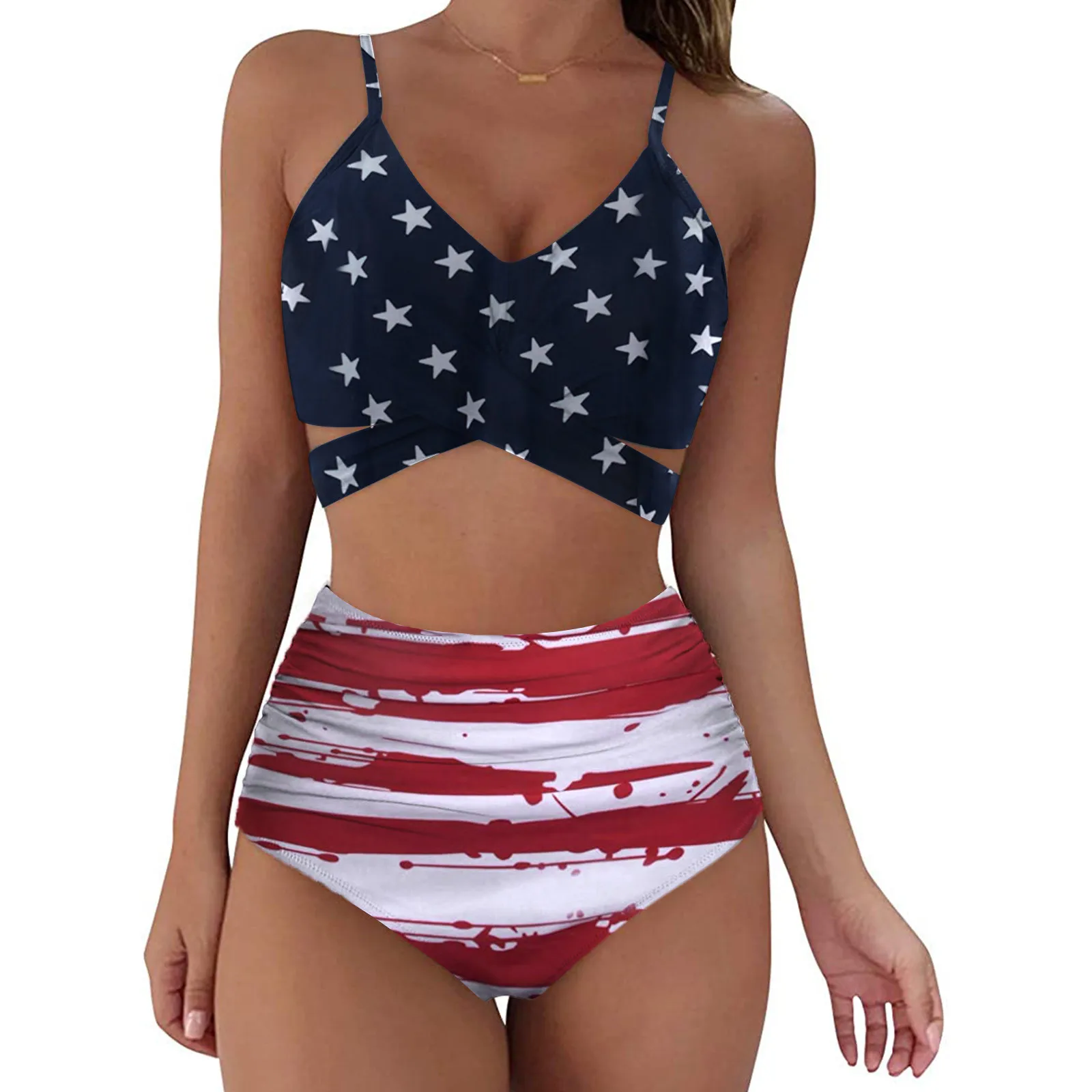 

bathing suit for women Sexy Soild Print sexy bikini set Push Up Bathing Swimwear High waist Swimsuit kostium kapielowy biquinis