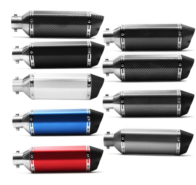 Универсальный мотоцикл модифицированный глушитель выхлопных газов 51 мм для royal