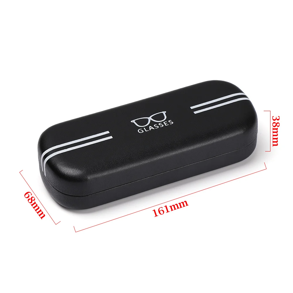 Новинка модный кожаный чехол для очков мужчин и женщин жесткий защитный чтения