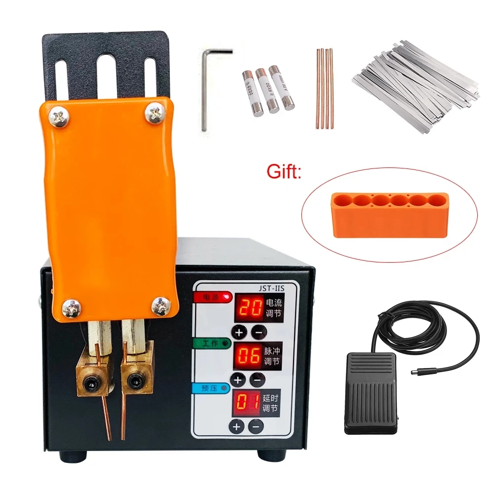 

JST-IIS Spot Welding Machine 3KW High Power Battery Spot Welders Precision Pulse Welder For 18650 Batteries Nickel Strip Welding