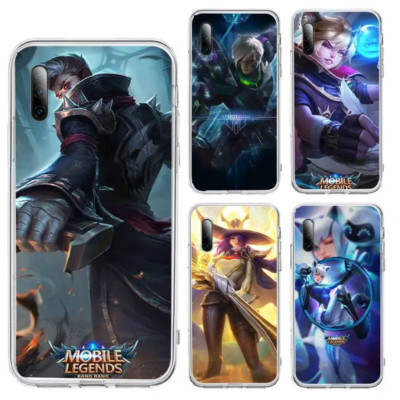 

Mobile Legends Phone Case For Samsung S20 S21 Note20 A71 A30s A52 Plus Ultra lite Transparent Nax Fundas Cover