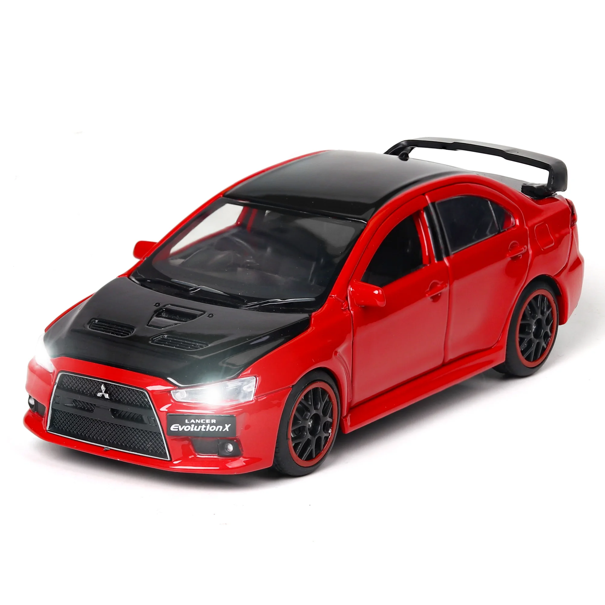 Новинка 1:32 ограниченная продажа модель спортивного автомобиля Mitsubishi EVO из сплава