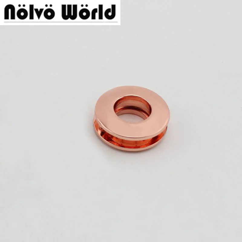 10 шт. 100 мм цвета розового золота высококачественные люверсы для литья под