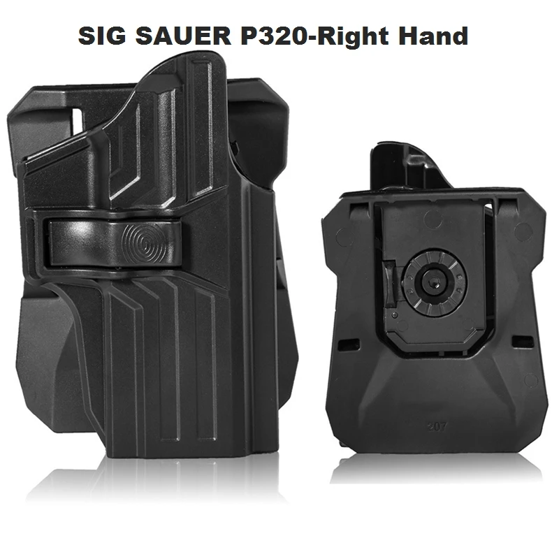 SIG SAUER P320 المدمجة 9 مللي متر/.40 بندقية الحافظة التكتيكية الصيد الخصر مجداف مسدس مسدس الحافظة
