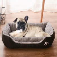 pet dog bed warm plush cat house puppy kennel soft dog cat sleeping nest basket for small medium large dogs cats pet supplies