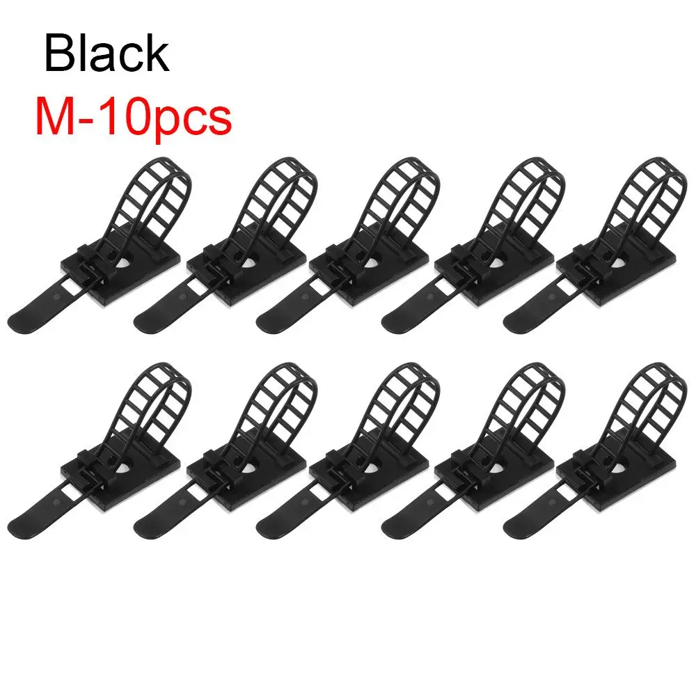 

Пластиковые самоклеящиеся кабельные зажимы 5/10 шт.