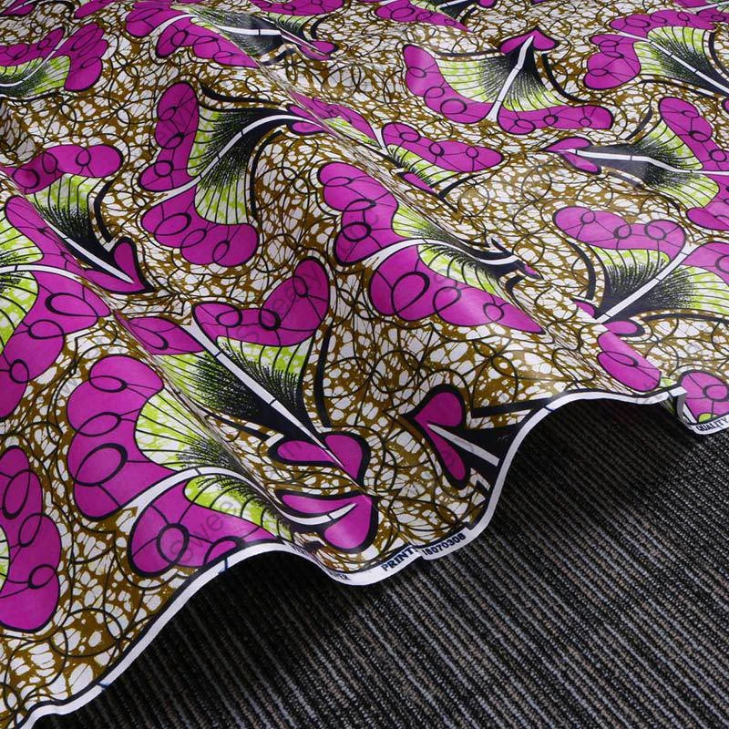 100% хлопок Африканский принт вощеная ткань голландский Голландский стиль