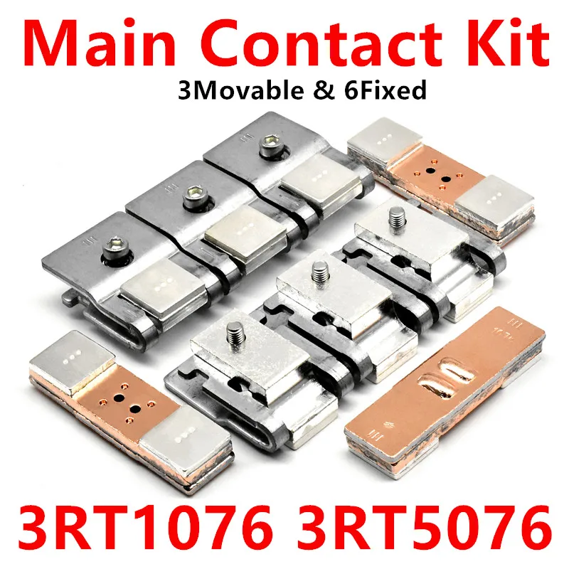 

Contactor Replacement Kit 3RT1976-6A for 3RT1076 Main Contact Kit 3RT5076 Moving and Fixed Contact Point Spare Parts Accessories