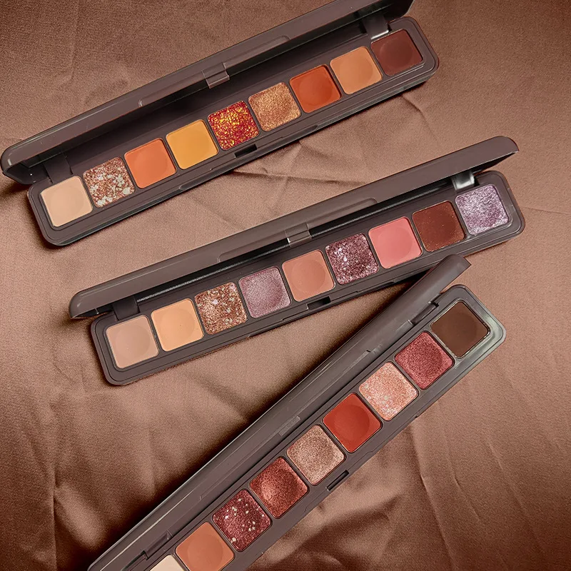 Лидер продаж 9 цветов матовая клавиатура палитра теней для век дымчатый макияж