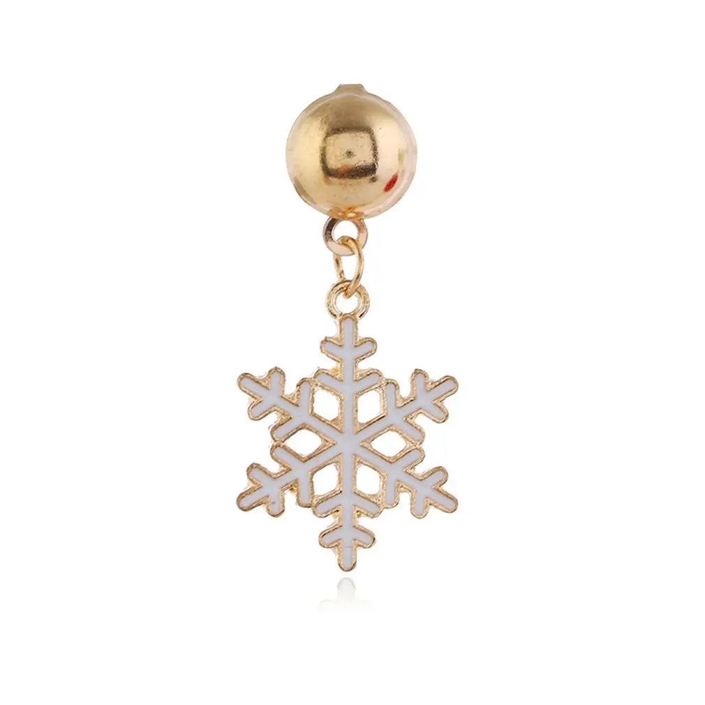 Новинка стильные рождественские серьги женские лося снежинка подвеска с Санта