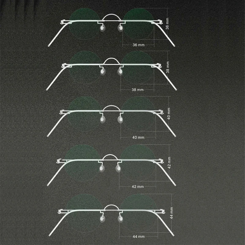Очки без винтов в круглой оправе для мужчин и женщин ретро чтения по рецепту