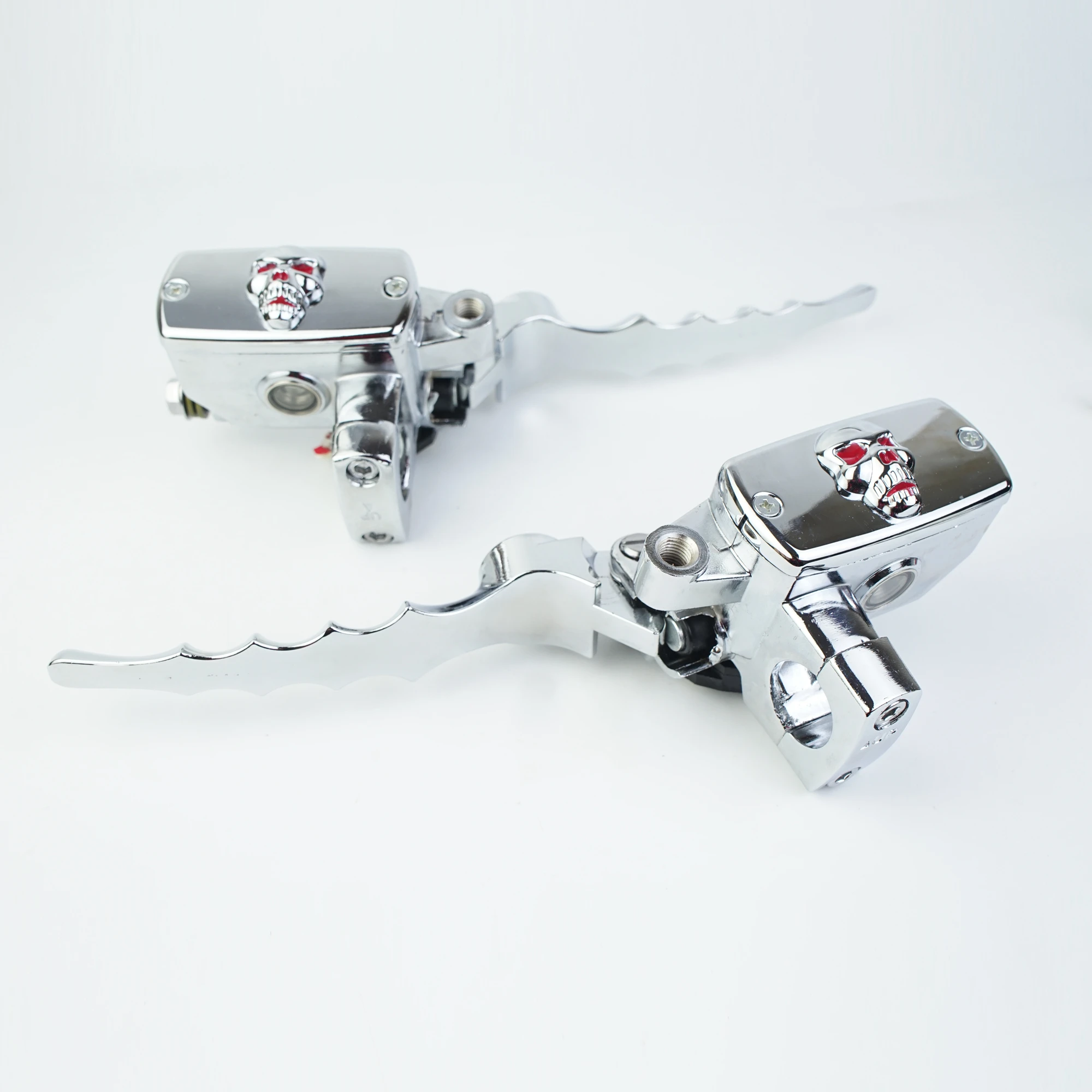 Мотоциклетный хромированный рычаг главный цилиндр тормозной муфты 1 &quot25 мм для