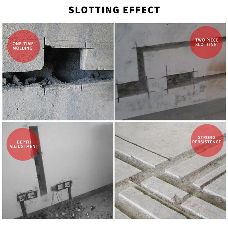 

Electric Wall Chaser Groove Slotting Machine 3800W 220V Brick Wall Cutting Machine Steel Concrete Cutter Circular Saw Power Tool