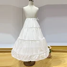 Детская одежда для выступлений детская юбка с объемным рисунком Пышное Платье принцессы Подкладка платье для выпускного бала для девочек Пышное Платье