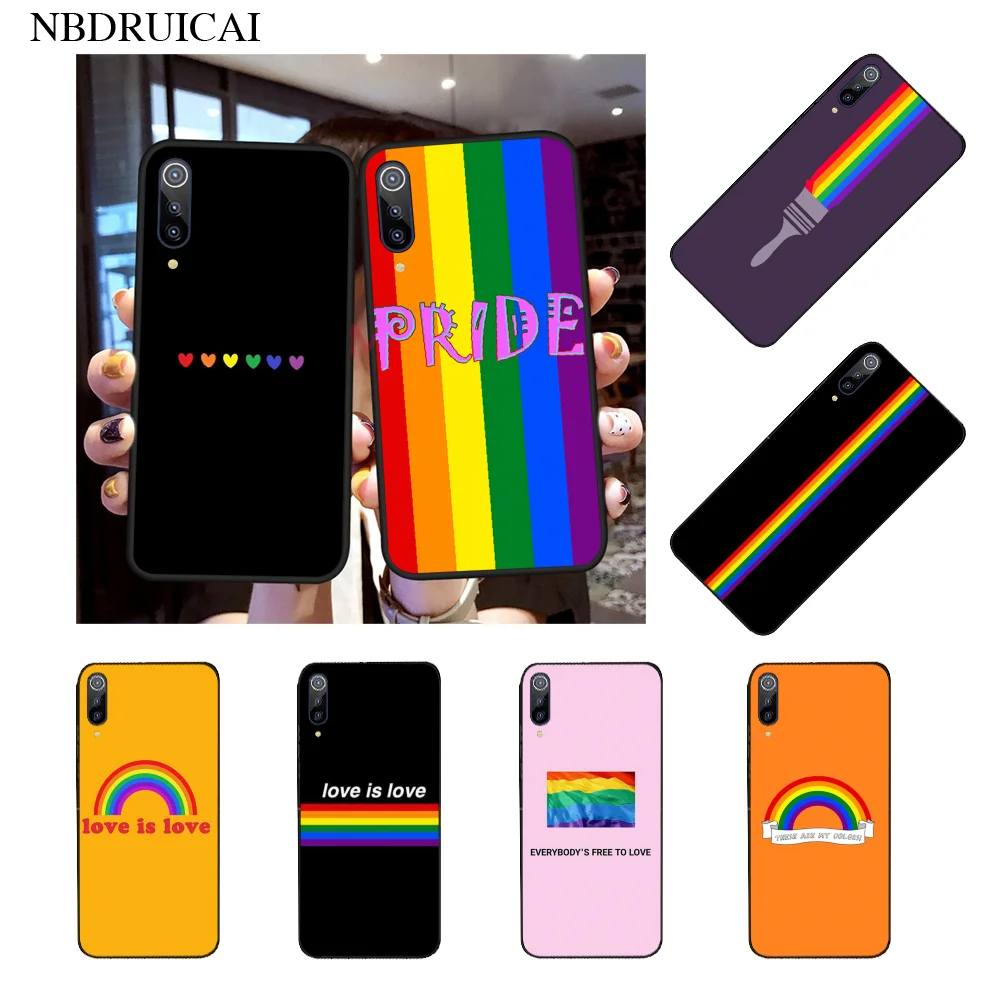 LGBT Радужный чехол для телефона геев лесбиянок Xiaomi 8 9 se 5X Redmi 6pro 6A 4X 7 5plus note 5