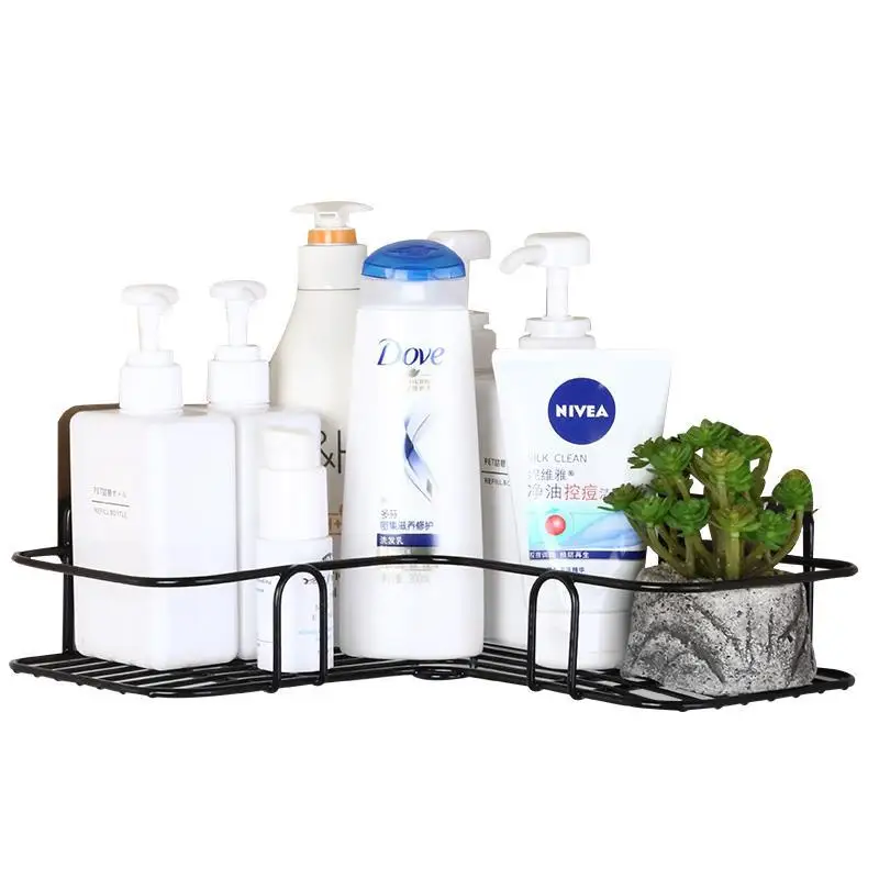 Ванная комната угловая полка для рама душевая кованый железный кухонный стеллаж