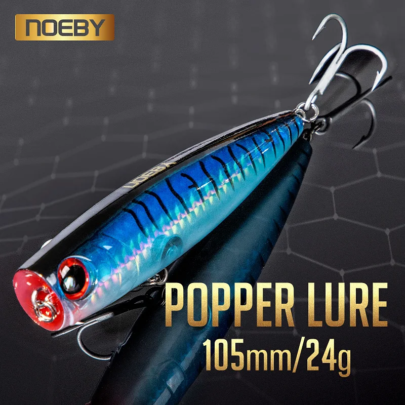 

NOEBY Fishing Lures Wobbler 105mm 24g Floating Popper Artificial Hard Baits Topwater for Sea Fishing Winter Tackle Fishing Lure