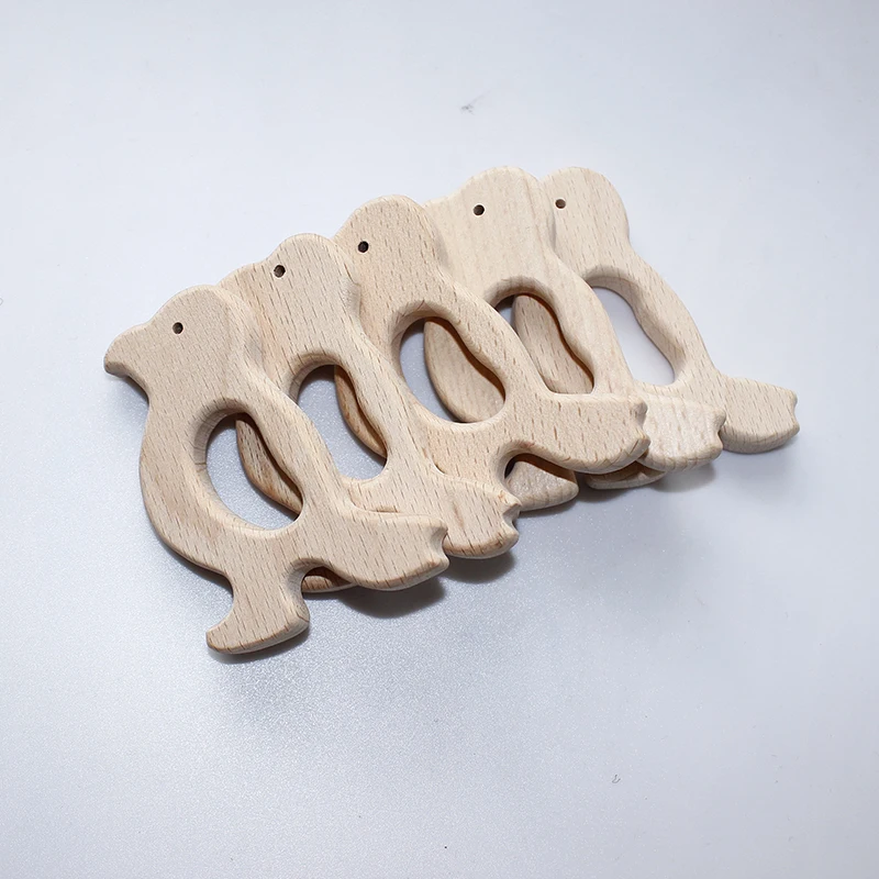 Деревянные бусины для прорезывания зубов 5 шт./лот|Детские прорезыватели| |