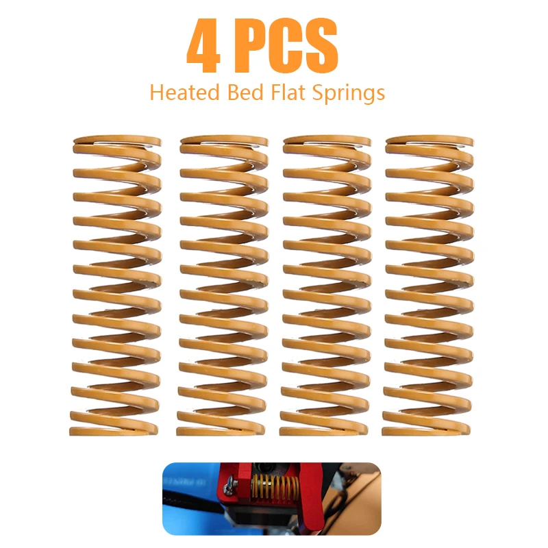 4 шт. высококачественные обновленные пружины экструдера для Creality Ender 3 Pro