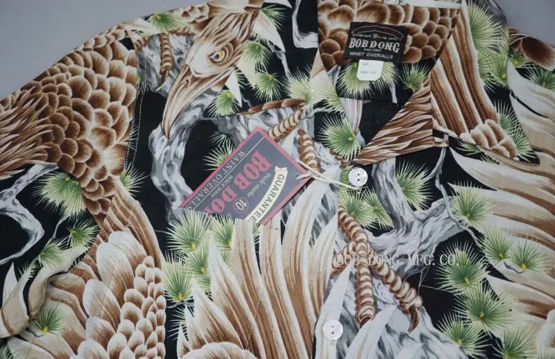 Мужская винтажная гавайская рубашка с длинным рукавом в японском стиле | одежда