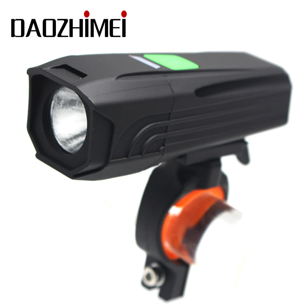 3800LM велосипедная Лампа фара 5 режимов USB Встроенный перезаряжаемый фонарик