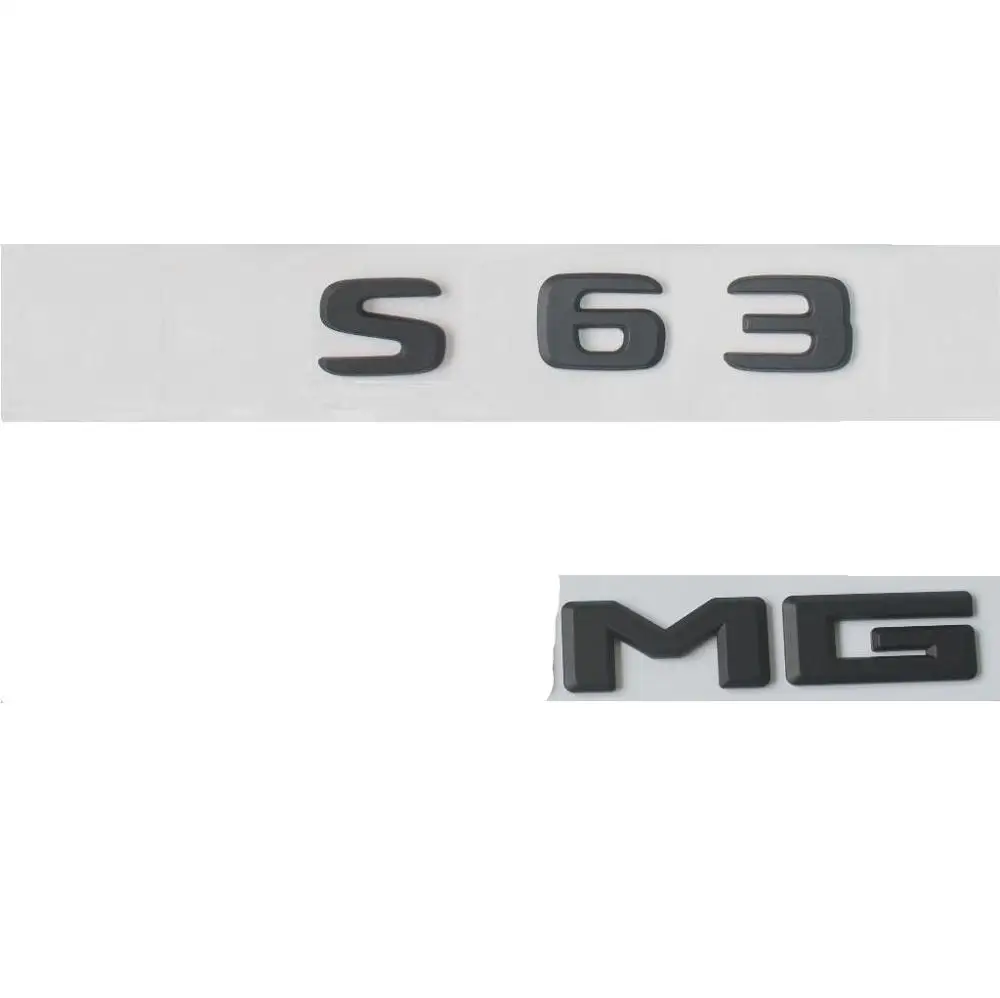 Черная эмблема для багажника Mercedes W221 W222 S63 Для AMG|Эмблемы| |