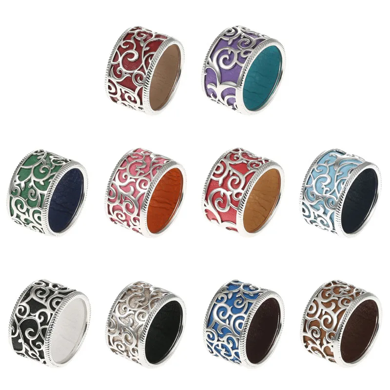 Женские медные кольца Cremo на палец закрытые сменные кожаные 2019 | Украшения и