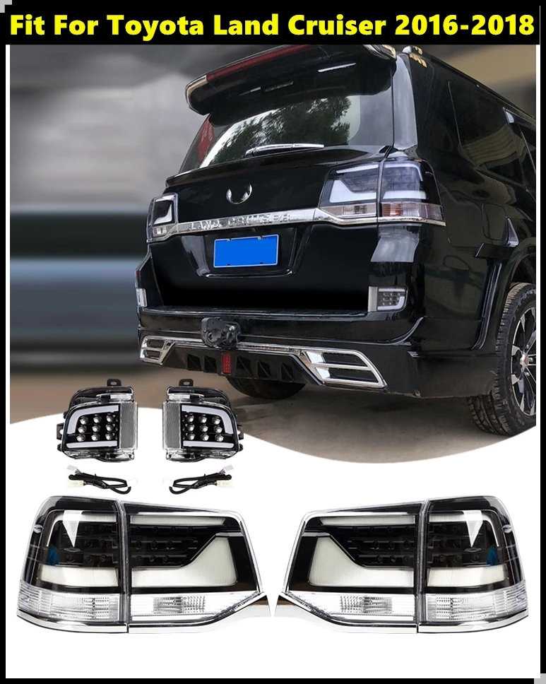 Черный хвост светильник светодиодный фонарь заднего бампера лампы DRL стояночный