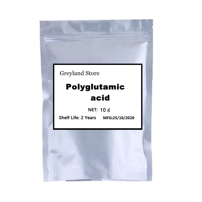 

Polymer polyglutamic acid,Increase the elasticity of human skin and keep it tight and smooth,Maintain skin and firm hair color