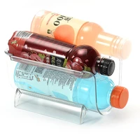 2022 1pc refrigerator organizer universal bottle holder stackable wine rack