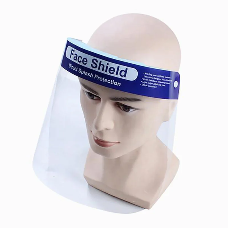 Прозрачный пластиковый чехол для лица с защитой от пыли и запотевания |