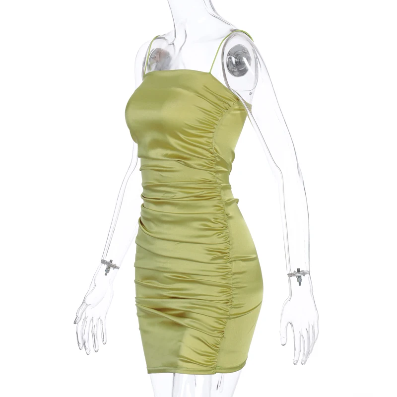 

sexy elegante cetim deslizamento bodycon vestido feminino sem costas bodycon festa clube mini espaguete cnta vestidos outfits