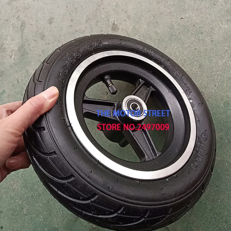 

10 inch Scooter wheels 10x3.0-6.5 tire 70/65-6.5 Tubeless Wheel Tires Vacuum Tyre with alloy rim for Electric Scooter Accessory