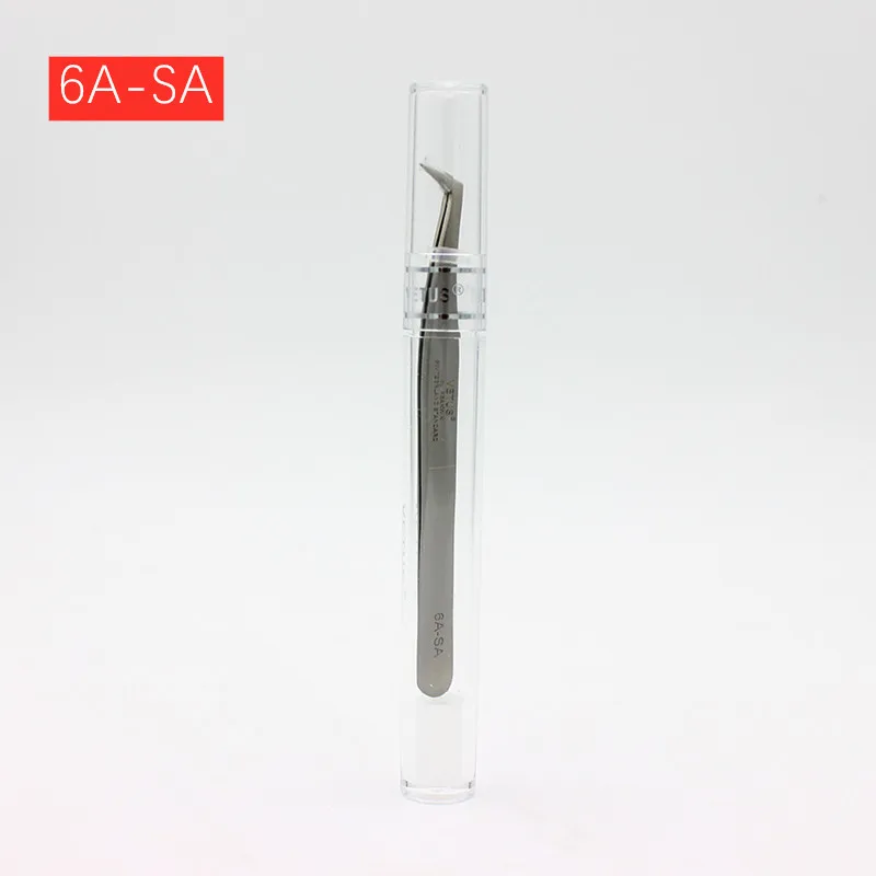 Vetus Original Eyelash Tweezers for 3D 6D Volume Eyelashes Extension Super Fine Tip Excellent Closure Makeup Tweezers - Цвет: 6A-SA