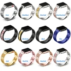 Металлический браслет из нержавеющей стали для Apple Watch 44 мм ремешок iWatch серии SE 6 5 4 3 2 1 40 мм браслет 42 мм 38 мм Замена