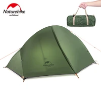 naturehike tent ultralight 1 person cycling tents portable backpacking tent 20d waterproof camping tent hiking tent free mat