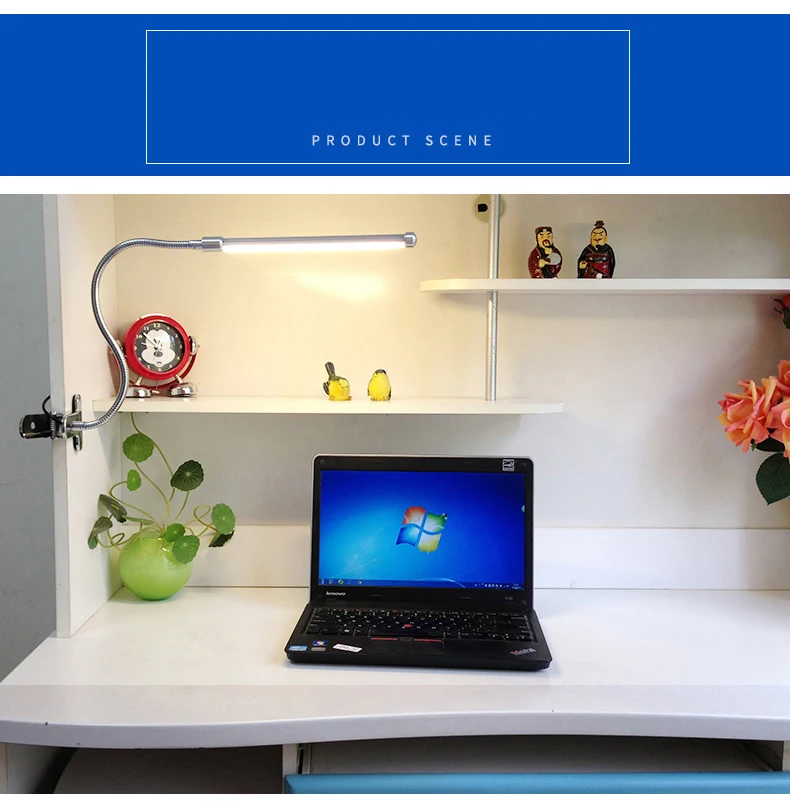 Гибкая светодиодная лампа для чтения в спальню 5 Вт|Настольные лампы| |