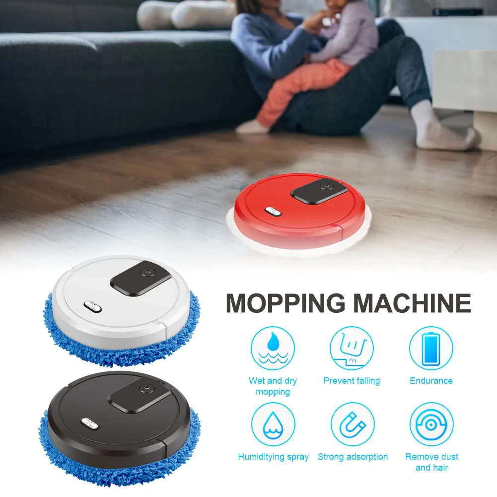 

Fully Automatic Sweeping Robot Smart Impregnation Cleaning Robot USB Charging Dry and Wet Machine For Pet Hair Floor And Carpets