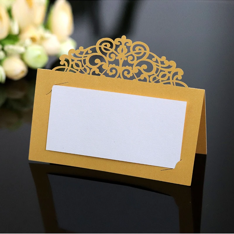 25 шт./партия свадебные украшения винтажные открытки лазерная резка день рождения