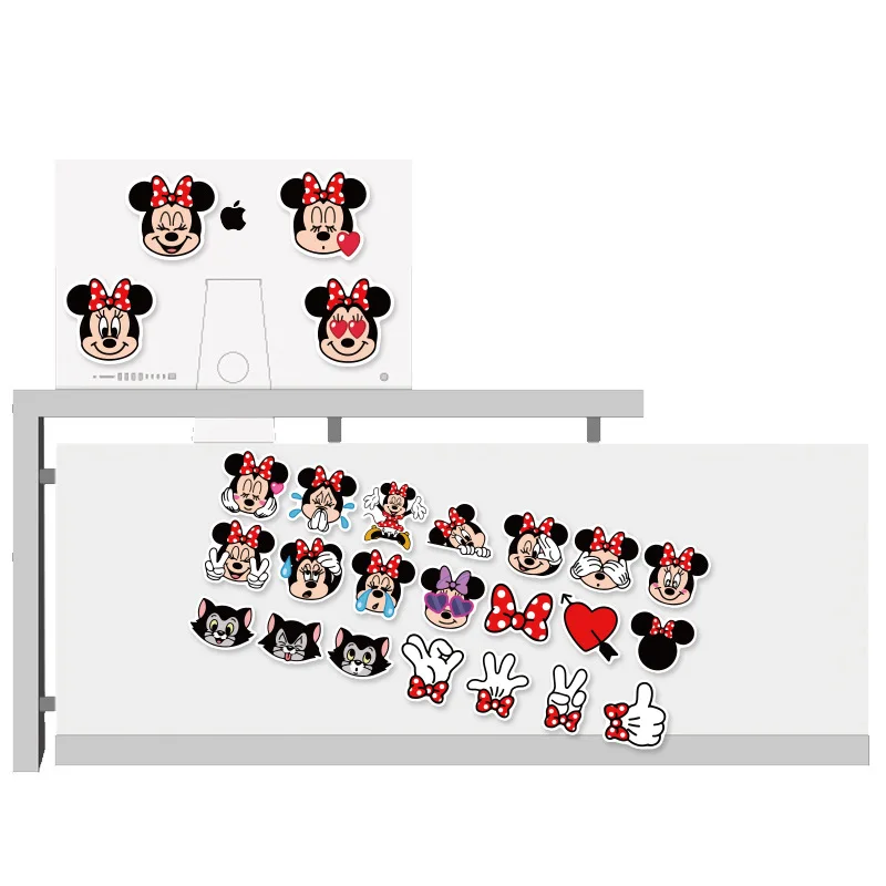 Disney 40pcs cute Minnie stickers children's cartoon mini mobile phone water cup luggage waterproof sticker set | Игрушки и хобби